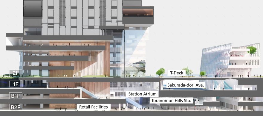 东京混用建筑新地标 · Toranomon Hills Station Tower-31