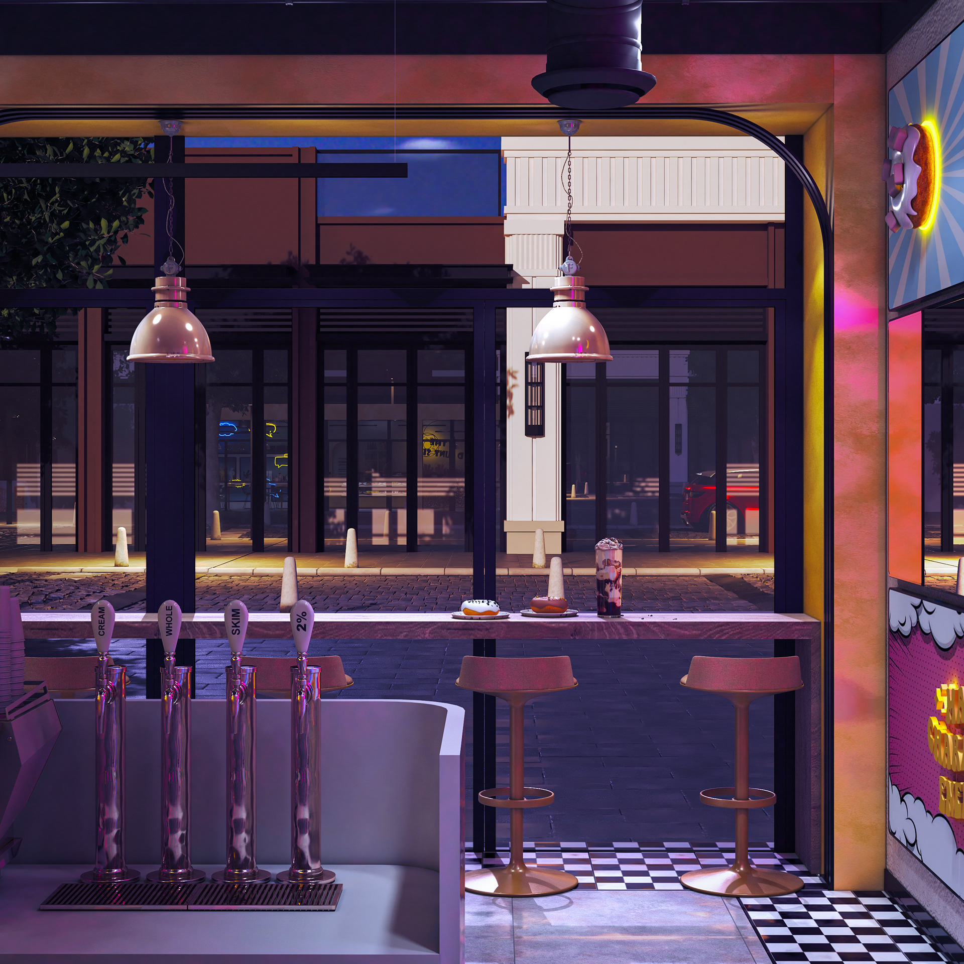 漫画书店甜甜圈店-14