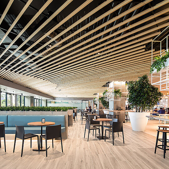 Northern Beaches Hospital - Forest Kitchen (Food Hall) by TORCA | Australian Interior Design Awards-6