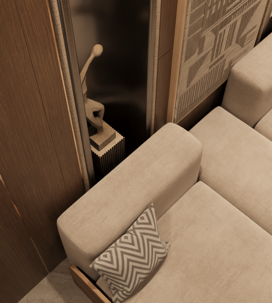 Luxury Modern Reception – Private Villa Entrance-22