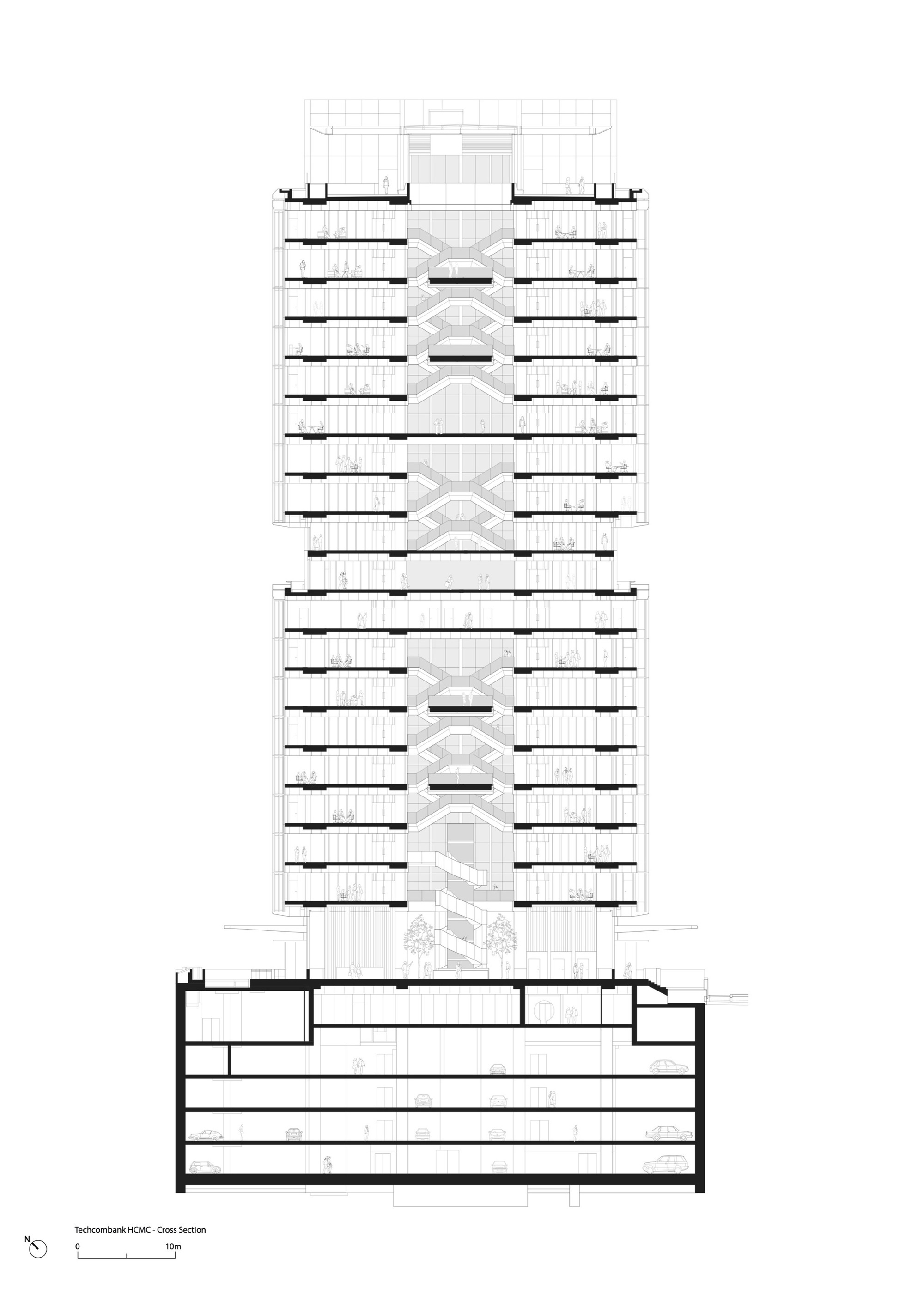 胡志明市科技银行总部丨越南胡志明市丨Foster + Partners-31