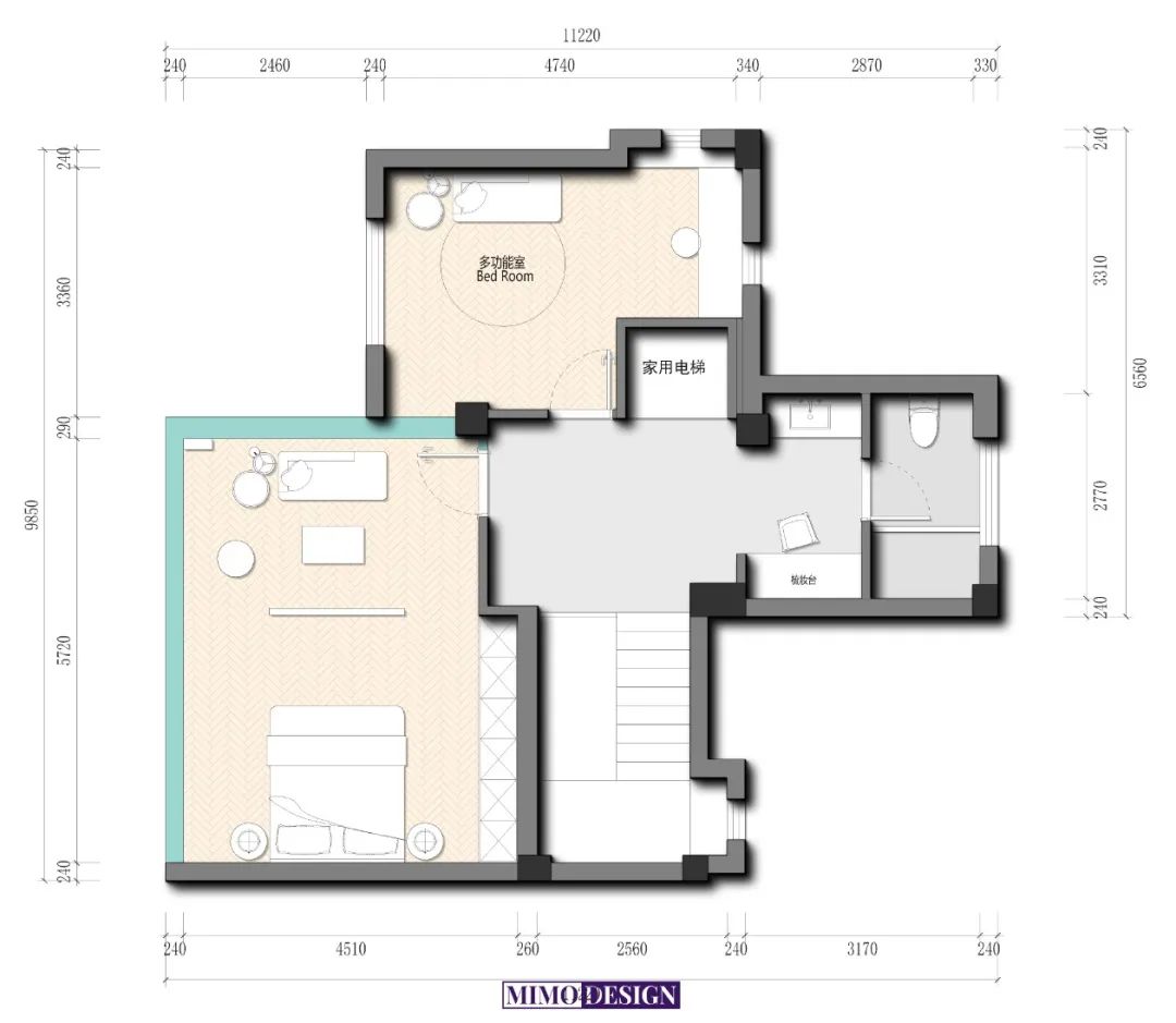 美拉德复古美式风住宅设计-61