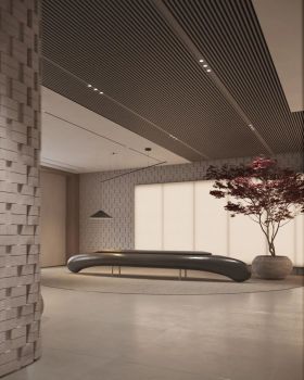 成都公寓大楼一层大堂设计丨中国成都丨ArtPartner Architects