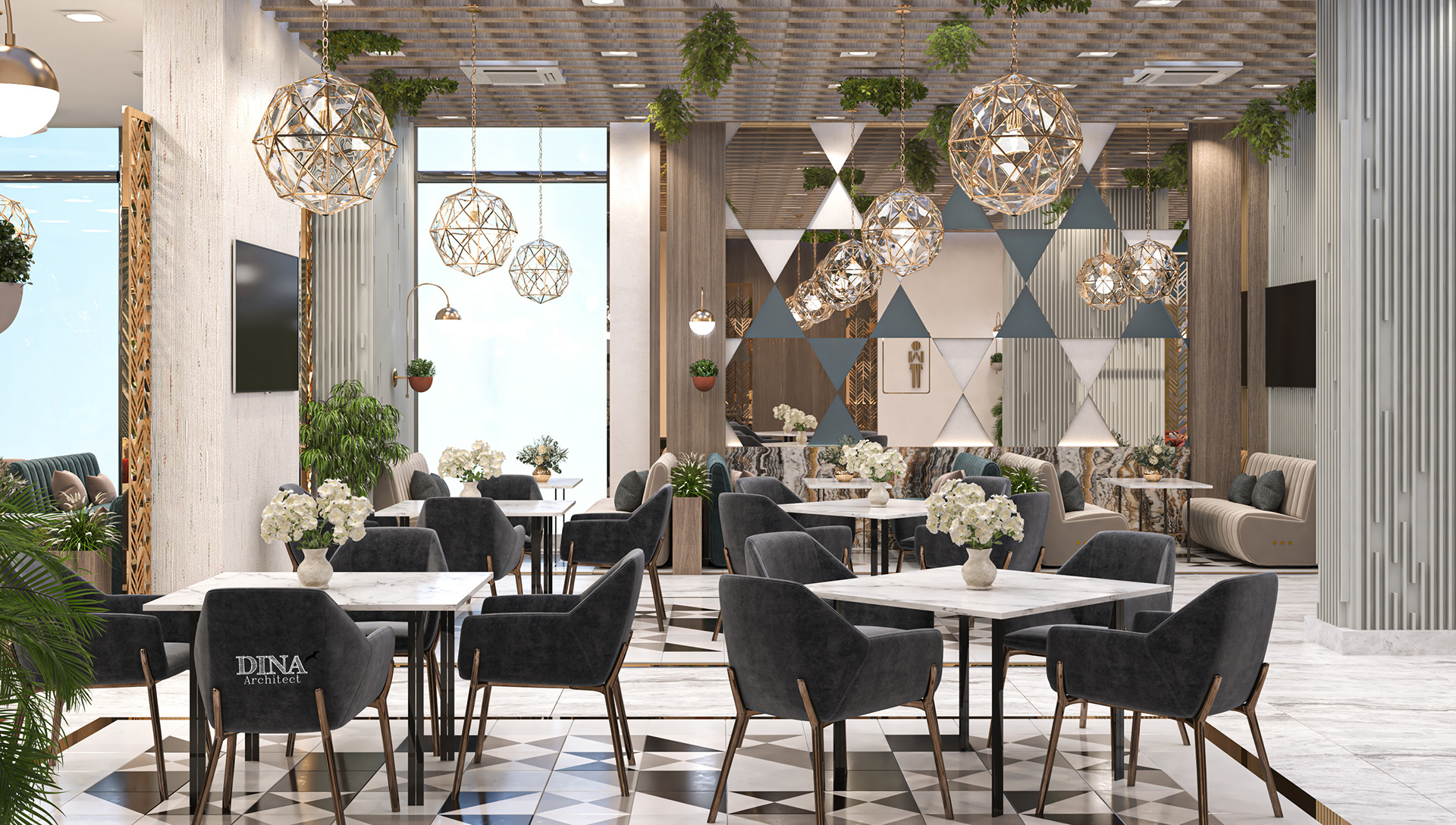 Sooad 餐厅丨沙特阿拉伯麦加丨Almamlka design-31