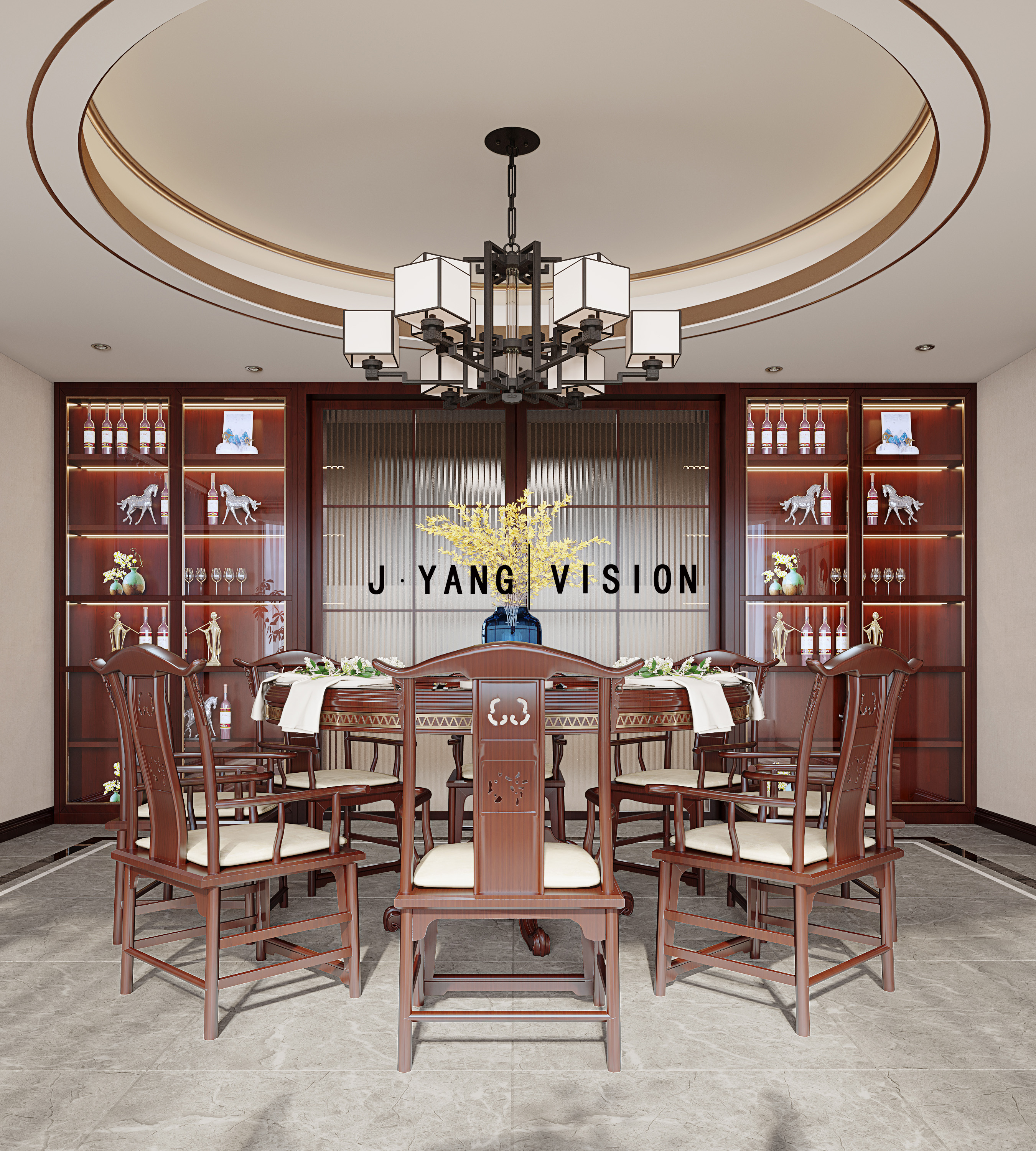 中式平层设计|J VISION-5