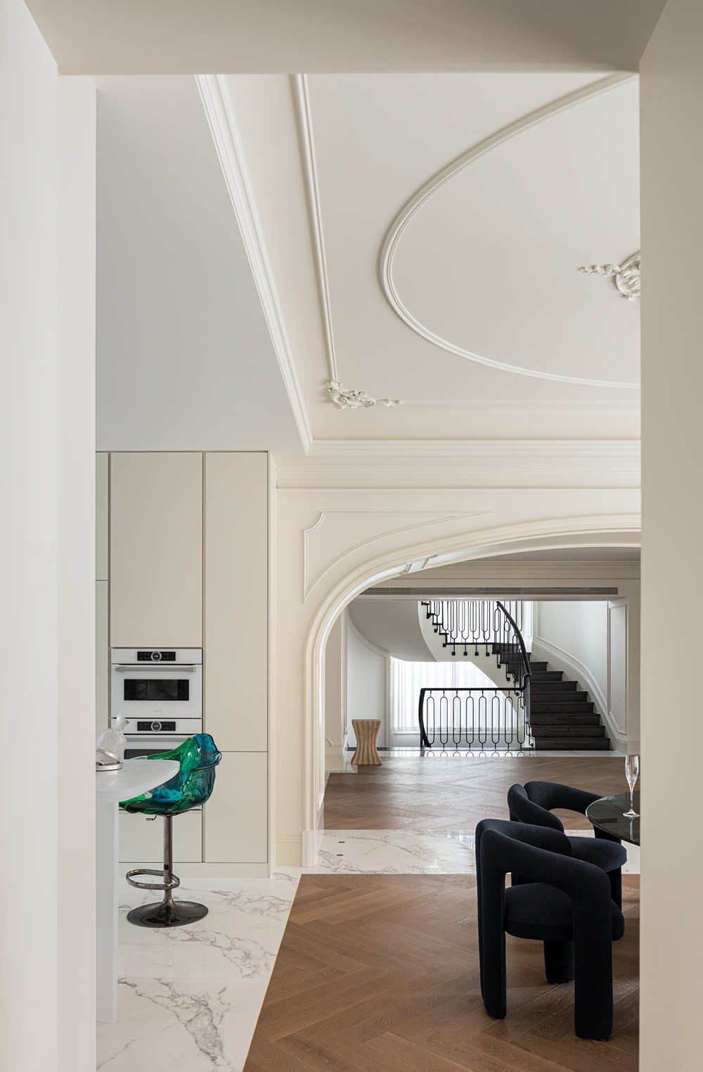 800㎡法式大宅:优雅与艺术共生丨中国浙江丨力设计机构-20