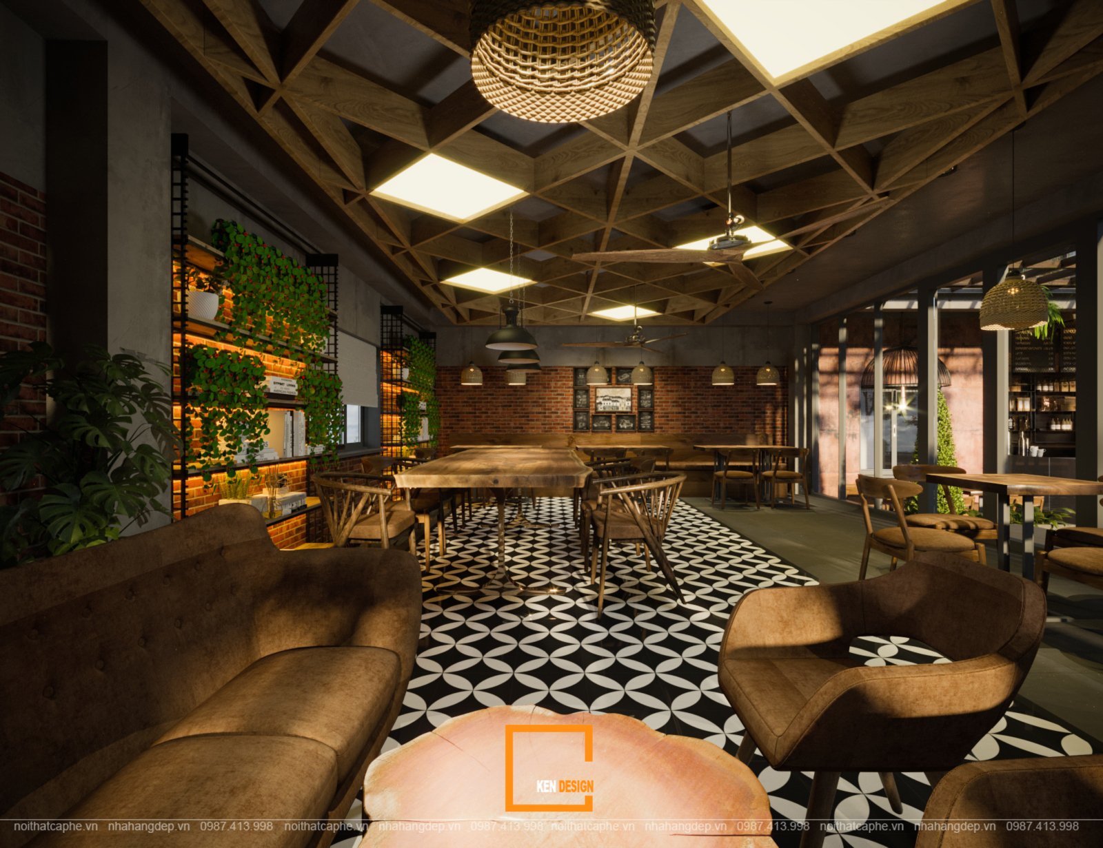 Windmills Coffee and Tea咖啡馆室内设计丨越南丨KenDesign-30