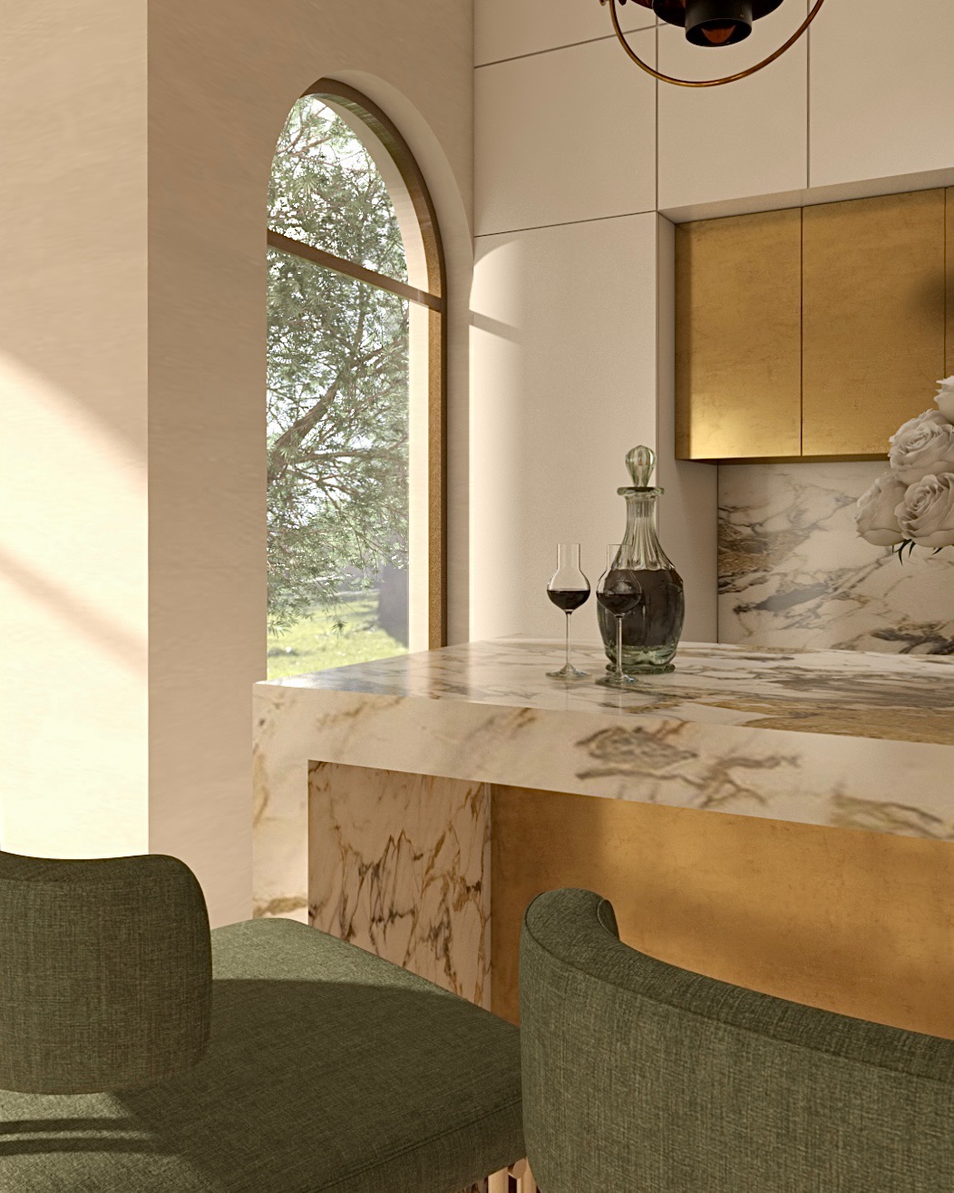 Modern Kitchen Design - 3D Visualization-6