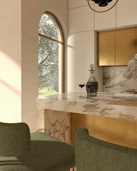 Modern Kitchen Design - 3D Visualization