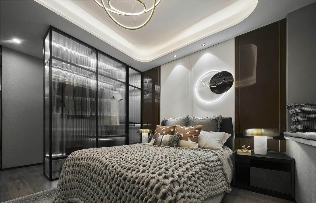 ML·A 设计 | 水墨清欢 玄关,金属与自然纹理的完美融合-44