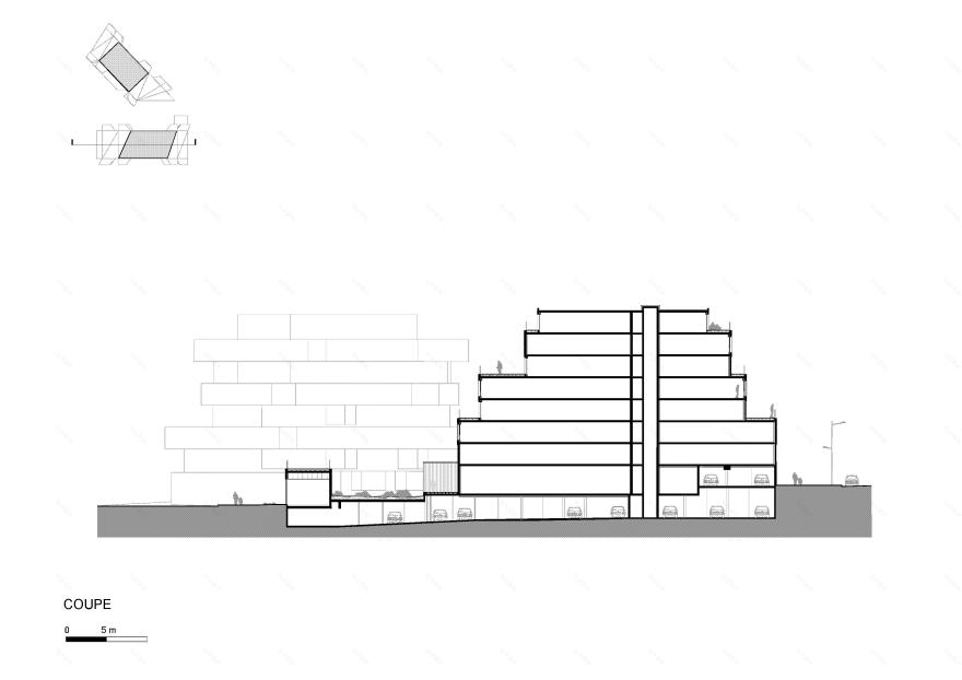 LEquatoriaLogements 公寓建筑——黄金立面与树共生的立体社区-32