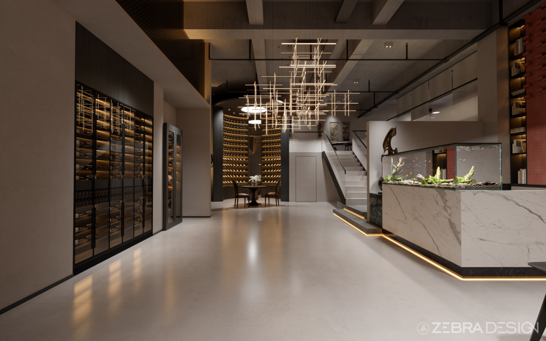 云間会 · 红酒主题的复合式空间设计丨中国桂林丨斑马设计事务所-15