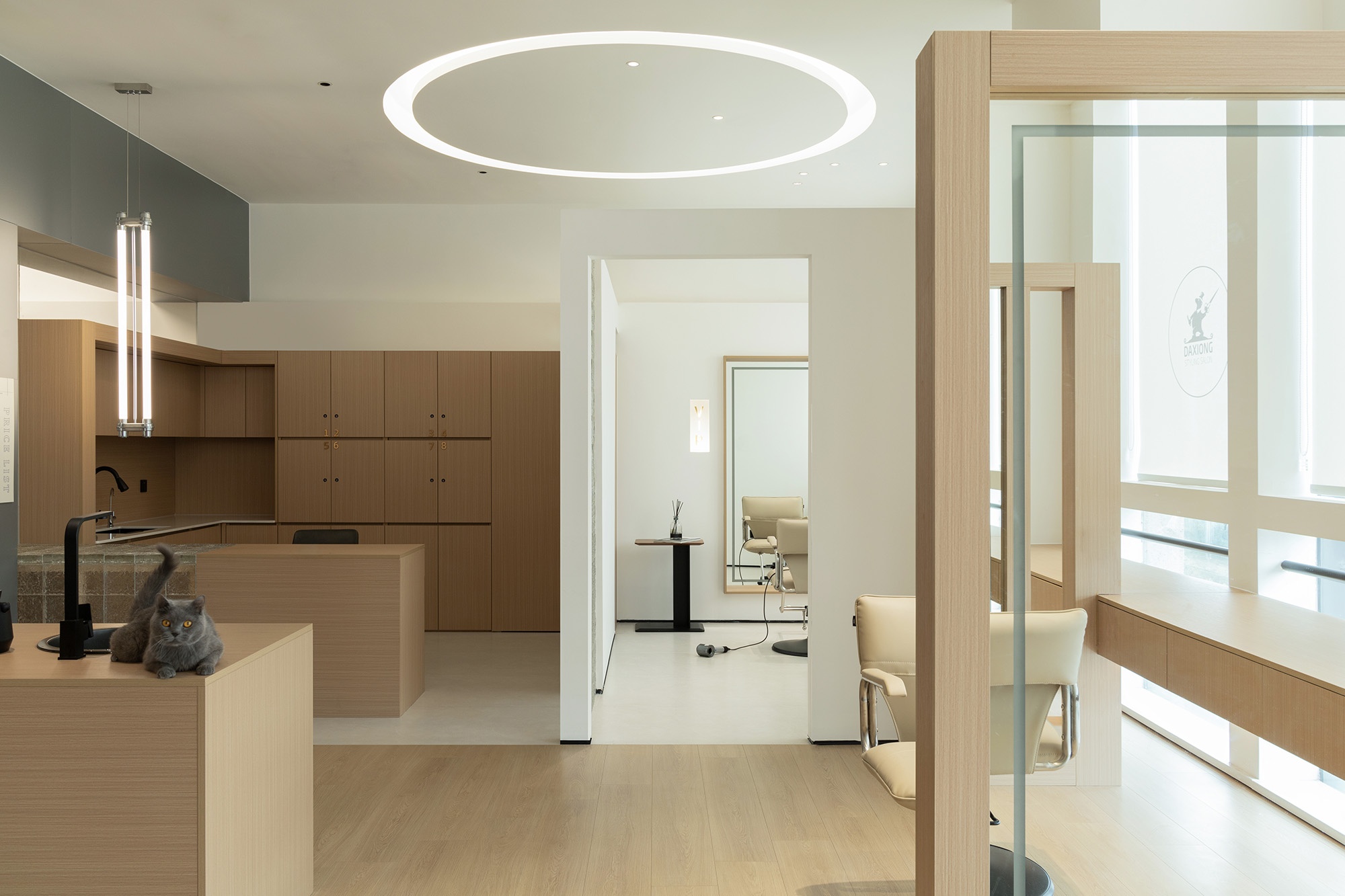 DX 理发店丨几塑空间设计-29