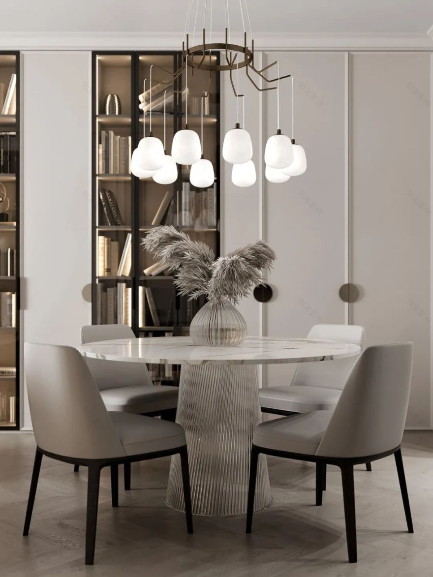 奶油色调黄铜细节,打造 120㎡精致高雅空间丨MARTA SHPACHENKO-19