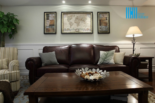 ◤魔幻曼哈顿◢【外滩壹号】118㎡现代美式-1