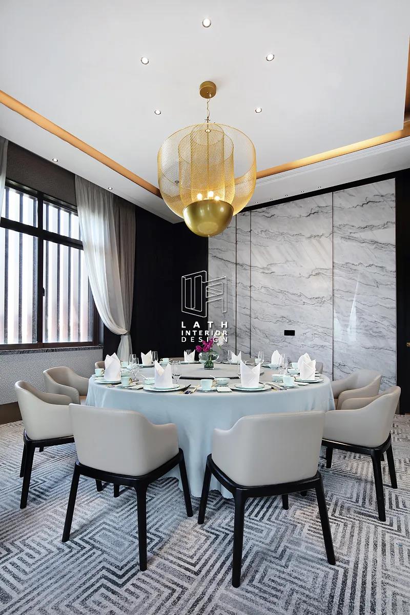 现代 Art Deco 风格餐厅设计-35