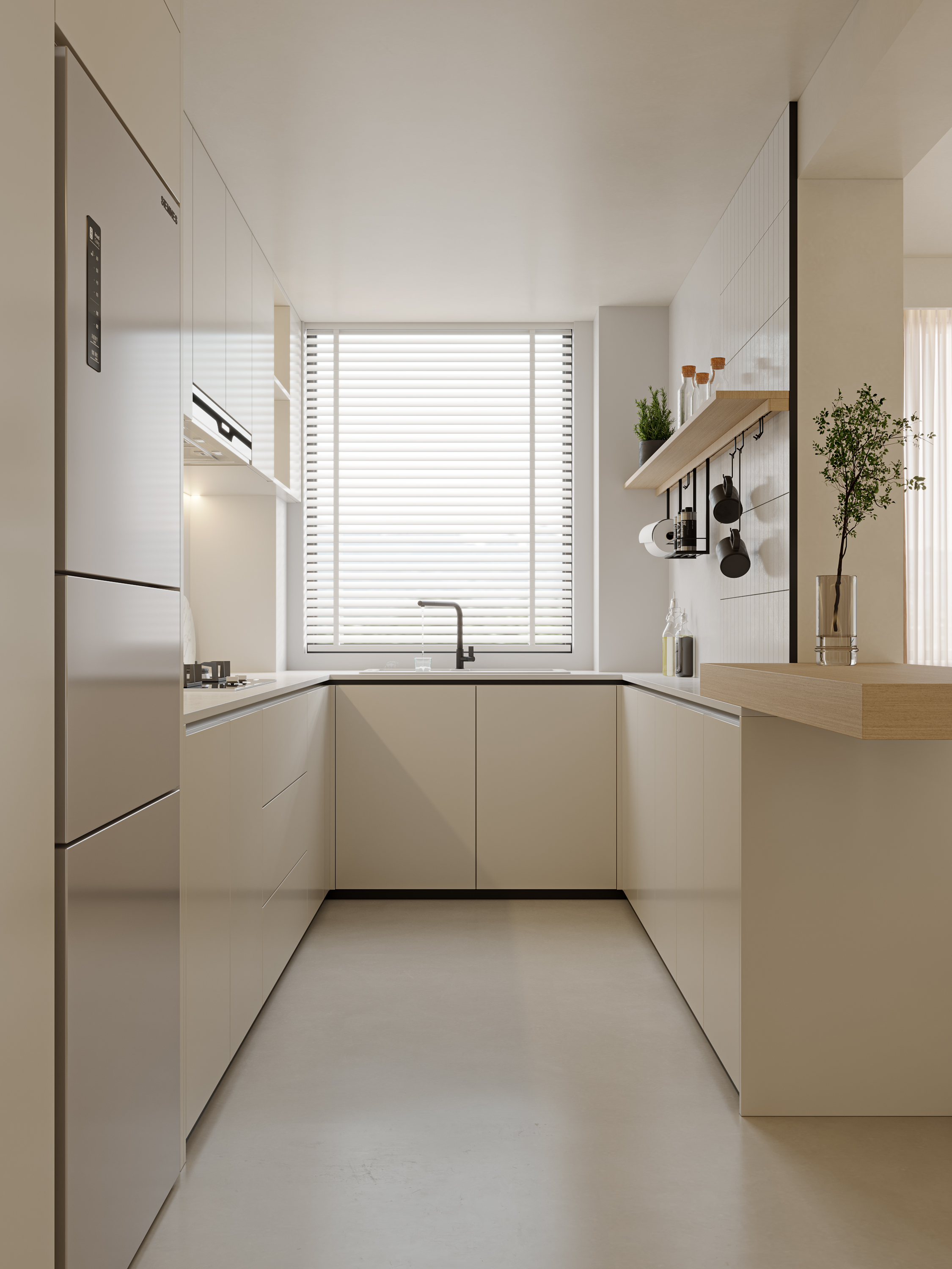 现代轻法式奶油风室内设计-8