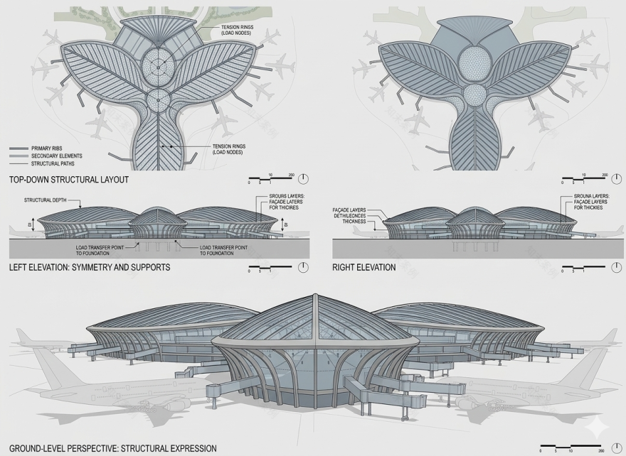 The Tri-Leaf Terminal Architectural Concept-13