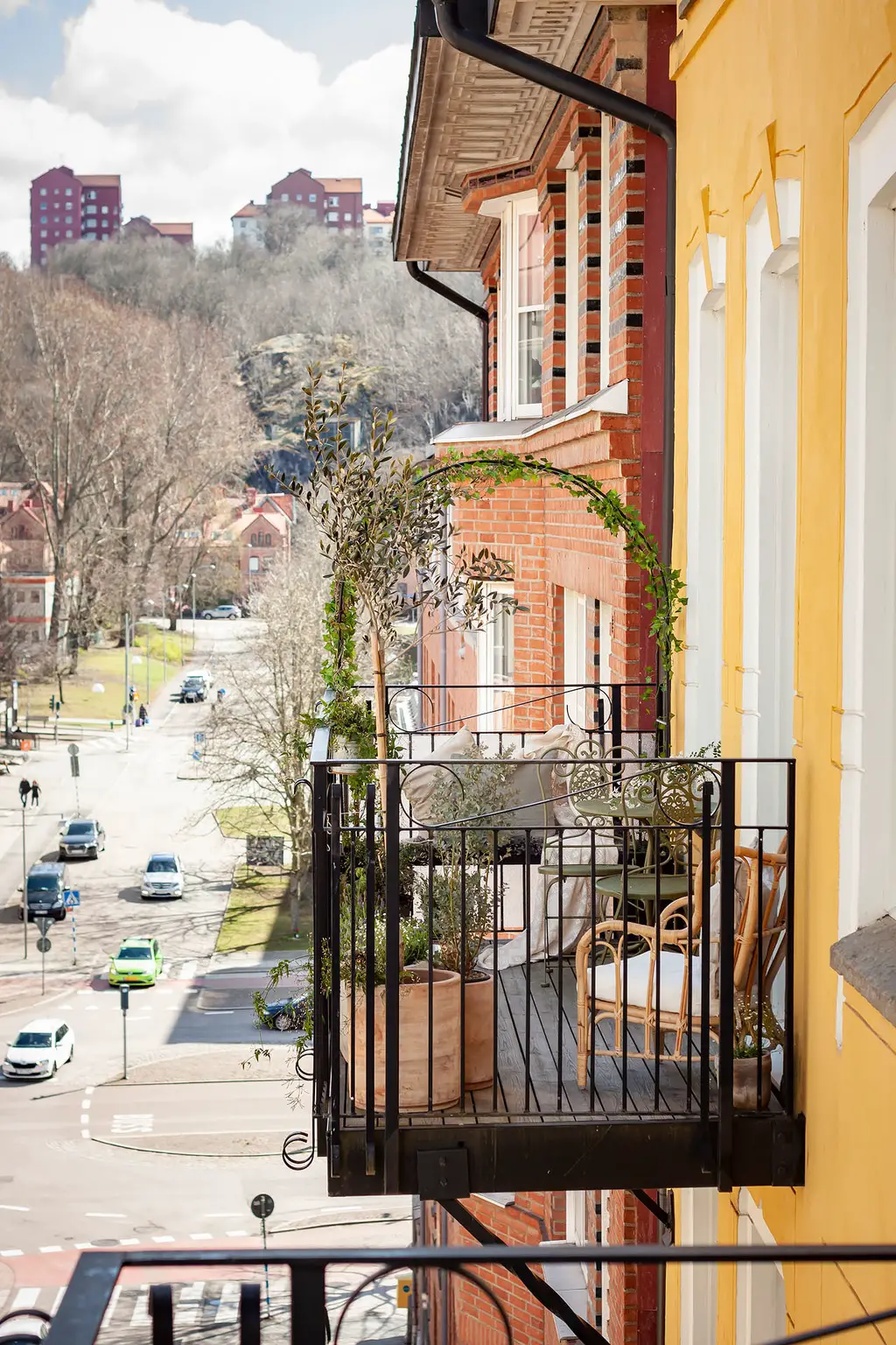 "瑞典古董公寓的灰色乡村厨房设计"-34