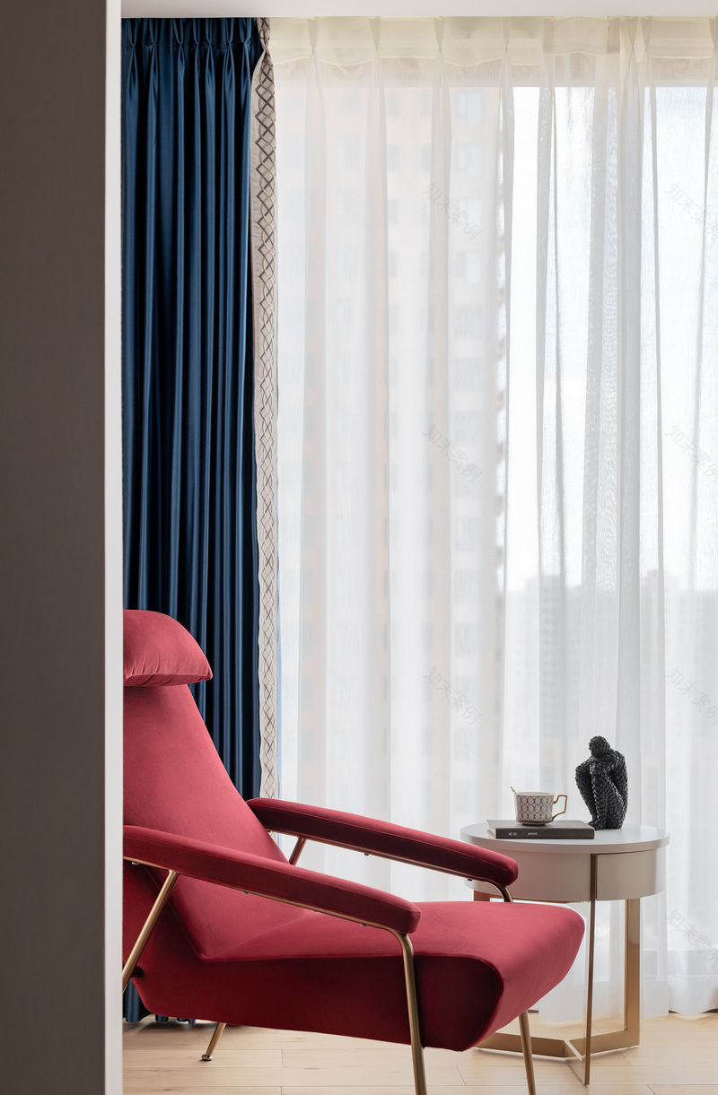 万科汉口传奇·唐樾轻奢风精装房设计,空间潜力极致发挥-21