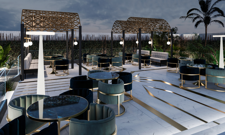 BLUE DIAMOND 咖啡店外区设计丨阿联酋阿布扎比-16