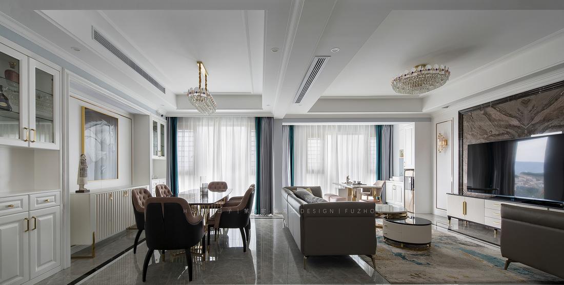 LDK 一体化美式轻奢家居设计-3