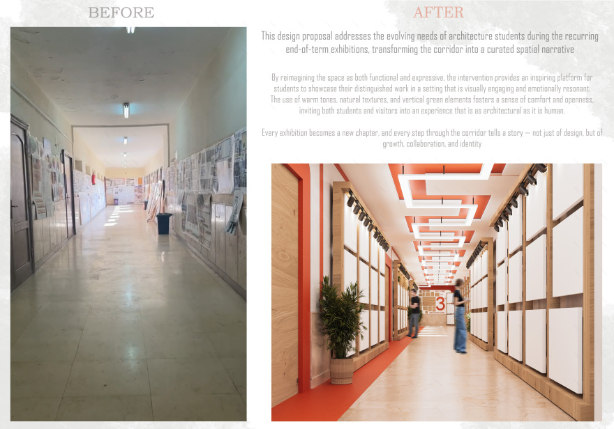 Corridor Redesign · 建筑系室内走廊重新设计丨Engy Nasser等项目团队成员-17