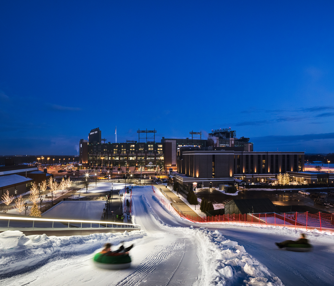 Green Bay Packers Titletown District Sledding Hill  ROSSETTI-43