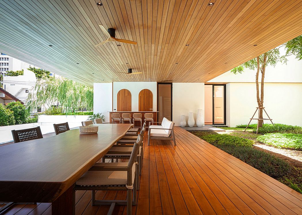 庭院内的对话丨泰国曼谷丨Black Pencils Studio-4