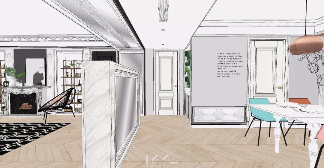 南京现代混搭风格客厅,360°旋转电视架酷炫登场-30