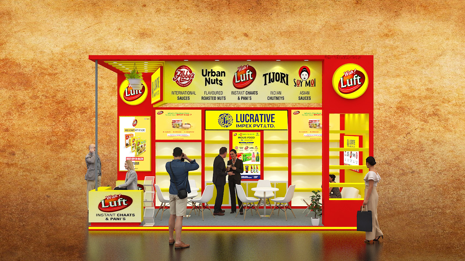 2  Side Open Exhibition Stall Design-1