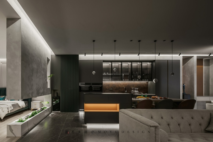 木兮贝全屋定制展厅丨墨鱼空间设计-26