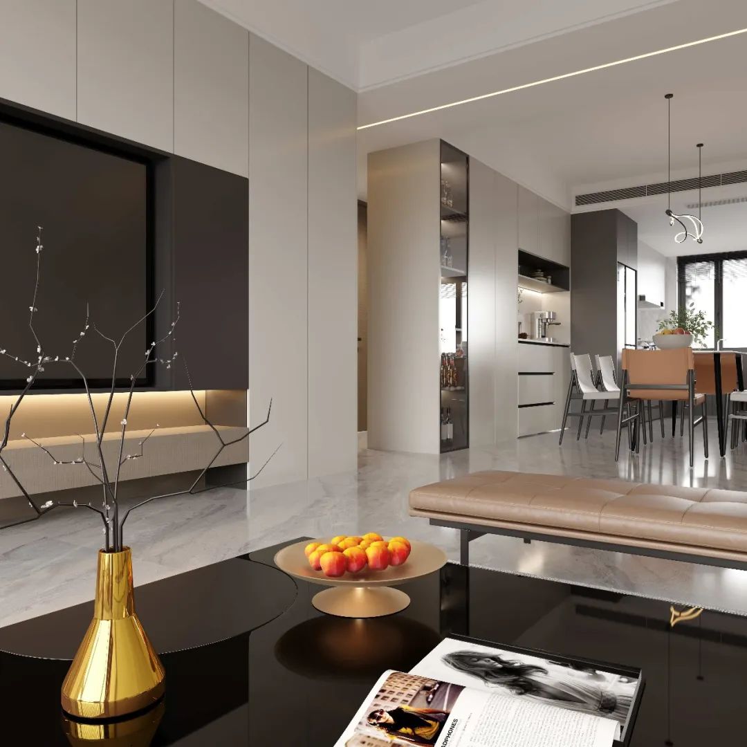 130㎡现代轻奢 · 品味决定上层生活-7