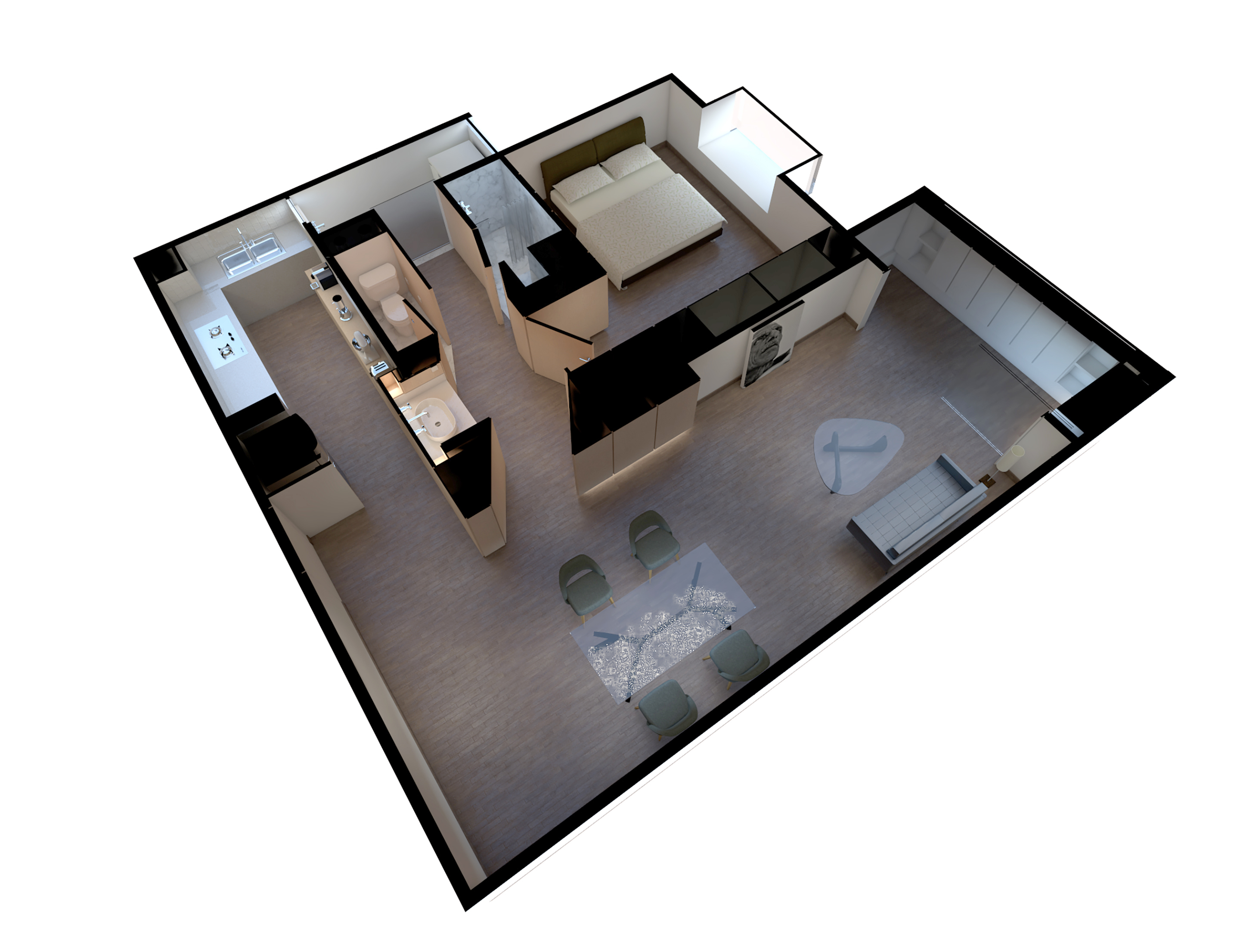 朱室内设计住宅丨中国上海丨Origin Architecture-34