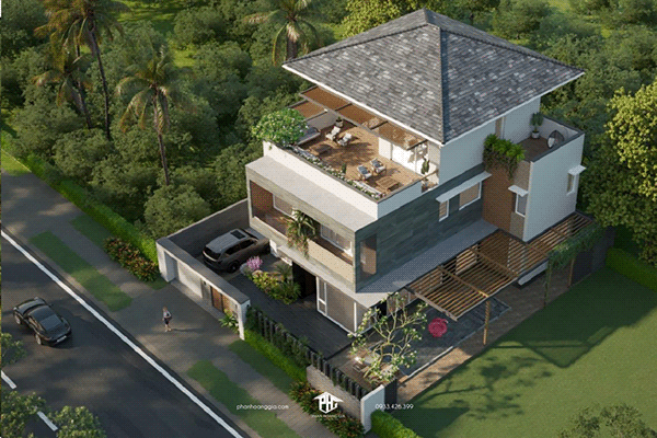 Biệt thự mái thái - Phan Hoàng Gia-2