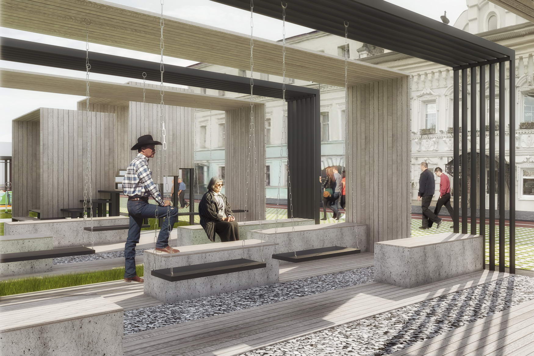 弗拉基米尔少女街景观整治项目丨俄罗斯弗拉基米尔丨Osetskaya.Salov. (ex.ARCHSLON)等-18