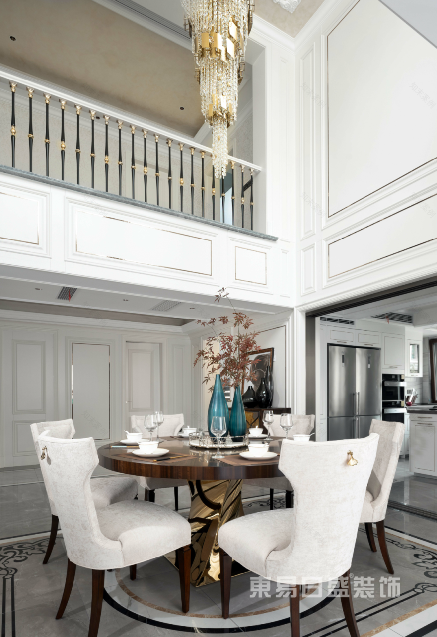 500㎡现代美式装修,别墅里的优雅时光-24