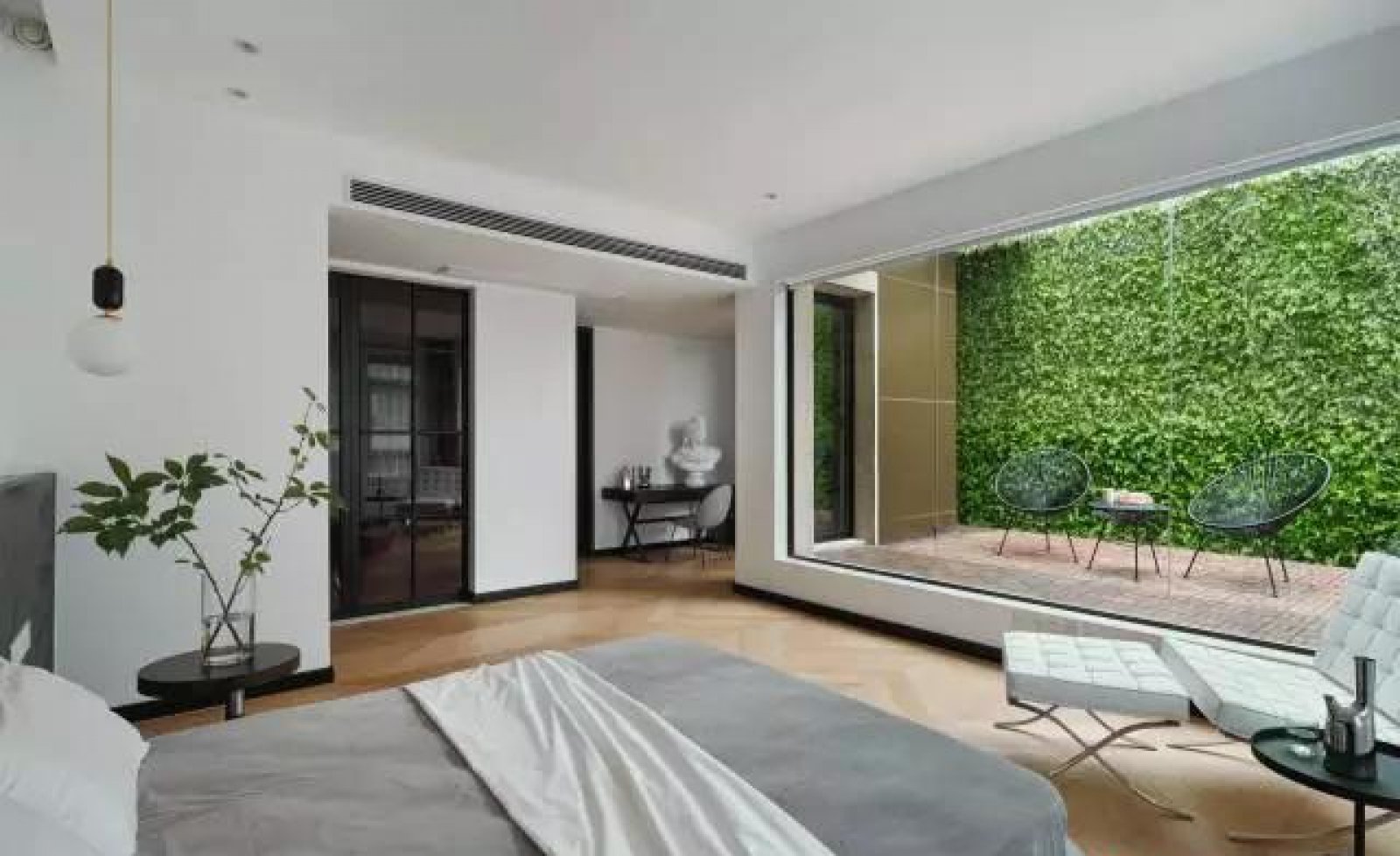 重庆双宝设计机构 | 300m²黑白灰极简设计,释放空间自由-16