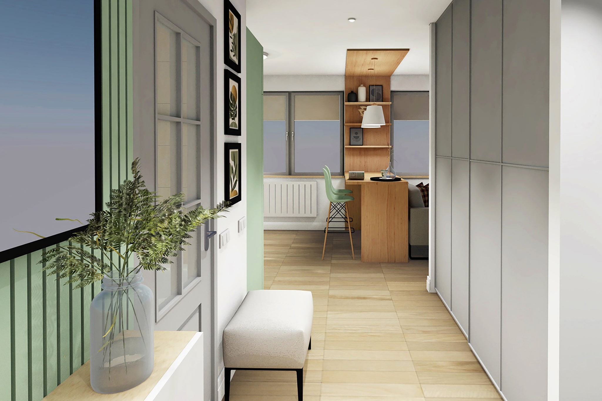 Interior with a summer mood-6