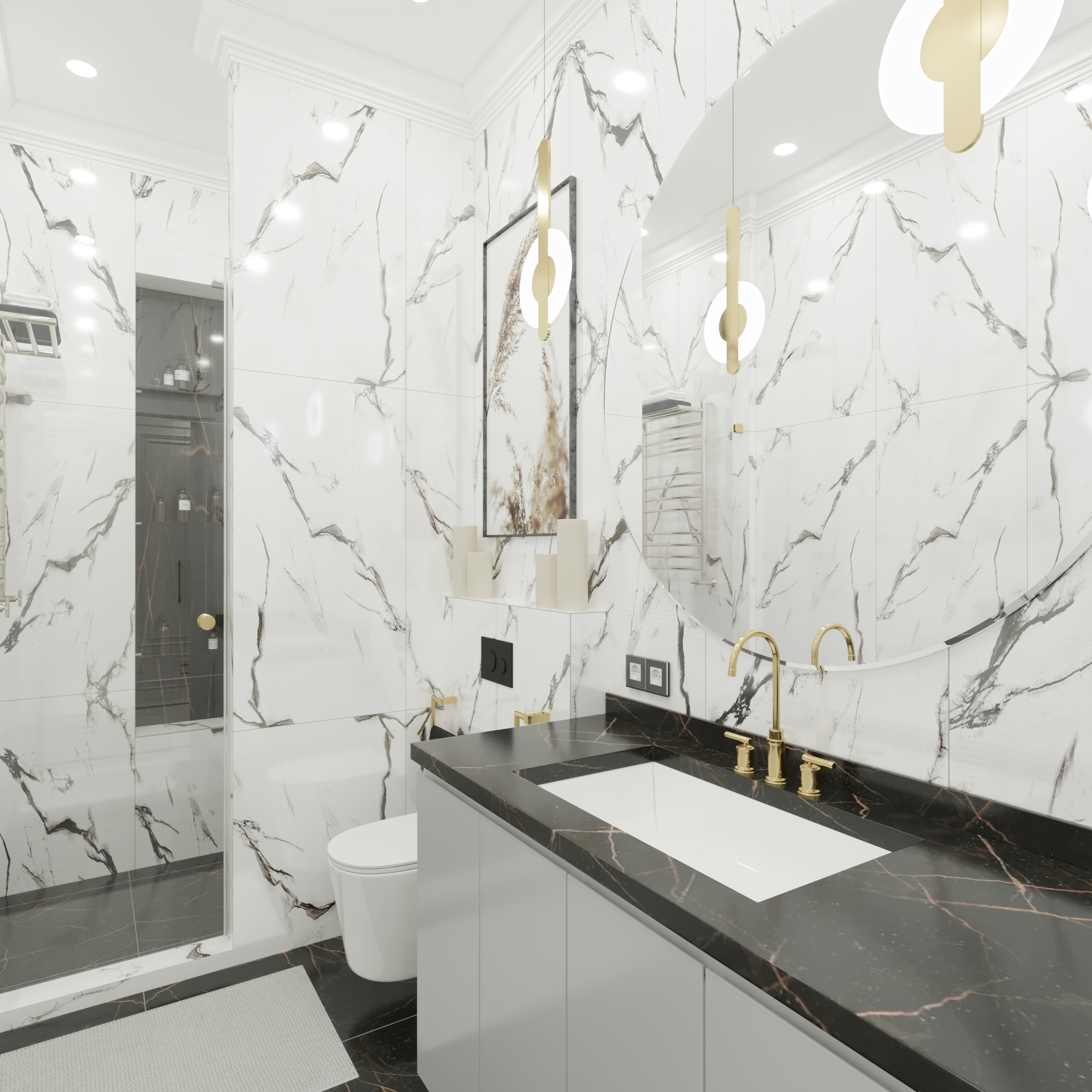 室内设计项目公寓丨乌兹别克斯坦塔什干-18