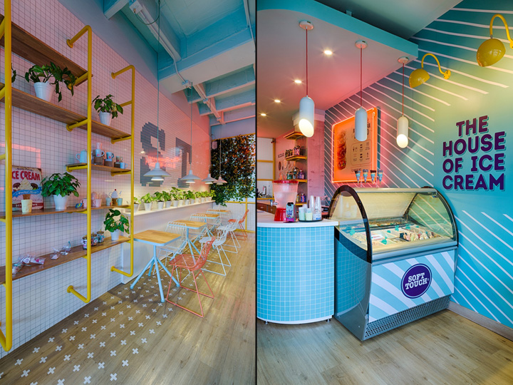 哥伦比亚 Soft Touch frozen yogurt 店 设计独特吸睛-10