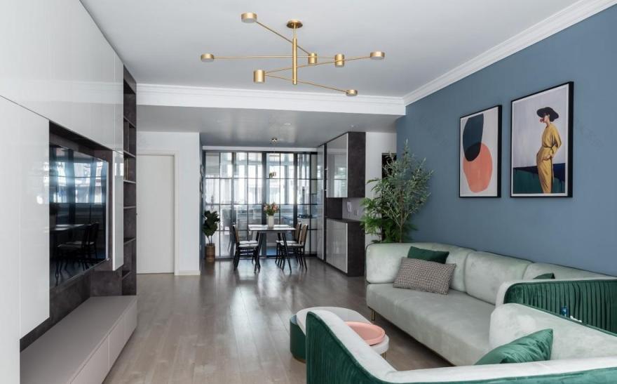 小户型 Spring 玄关餐厅厨房一体化设计-7