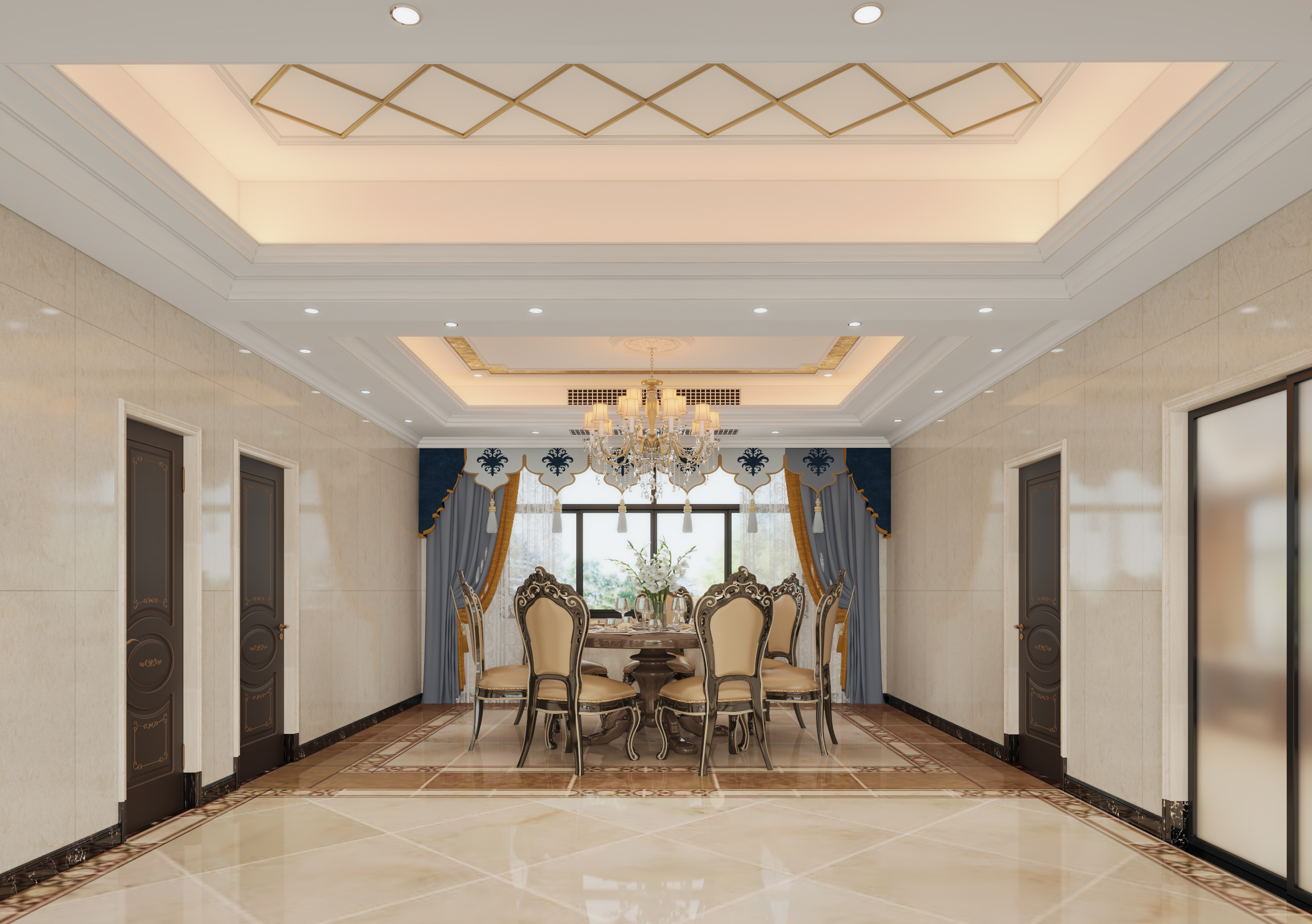 欧式奢华主义与现代居家理念的融合设计-11