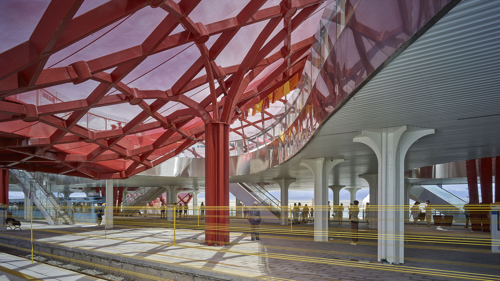 茶卡风·茶卡盐湖观光火车站丨中国海西丨清华大学建筑设计研究院素朴工作室等-33