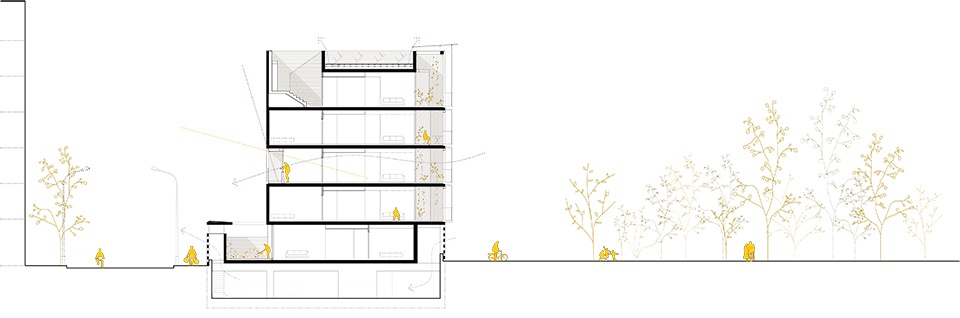 巴塞罗那社会住房设计，通透空间与裸露砖墙的完美结合-39