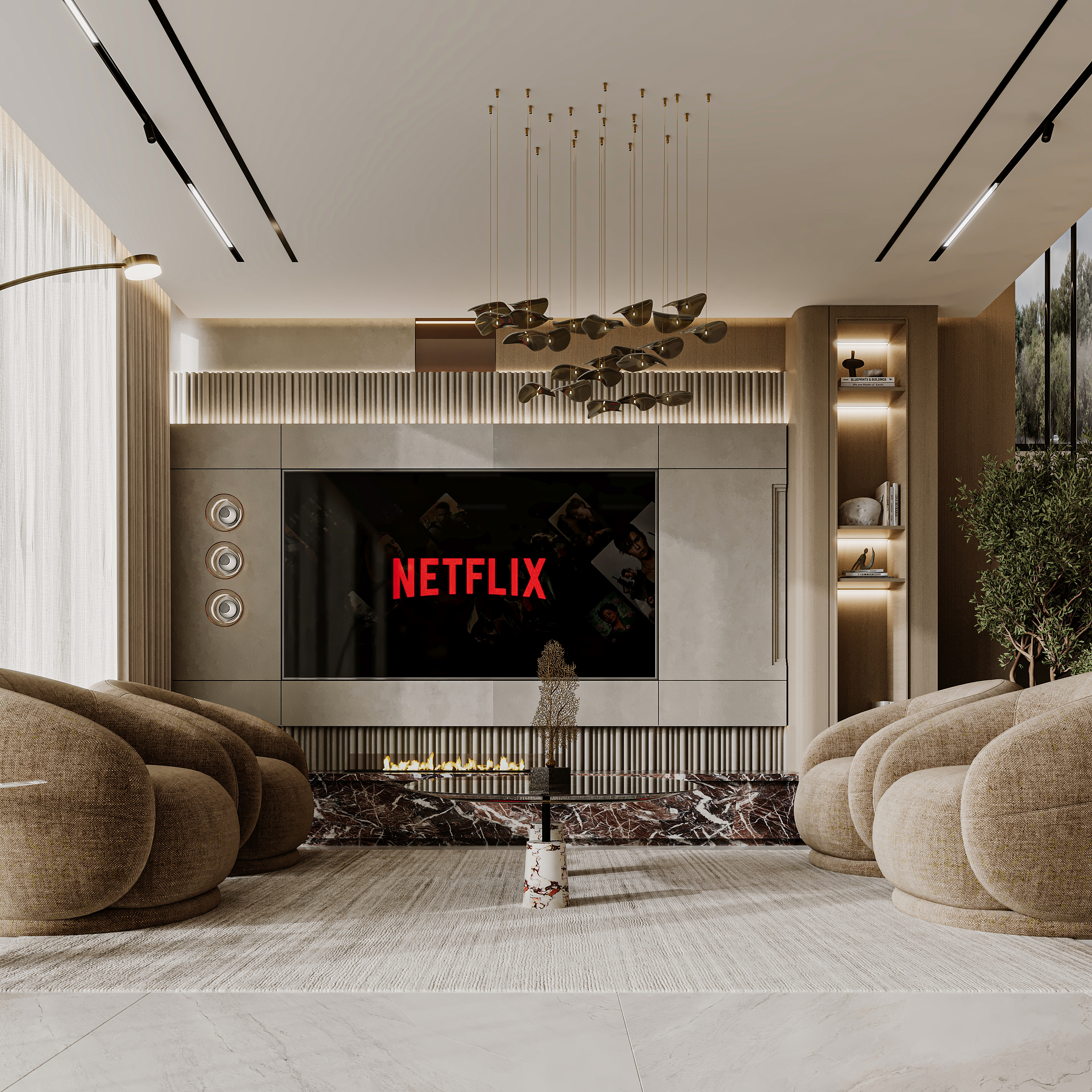 大厅室内设计丨KT_DESIGN STUDIO-16