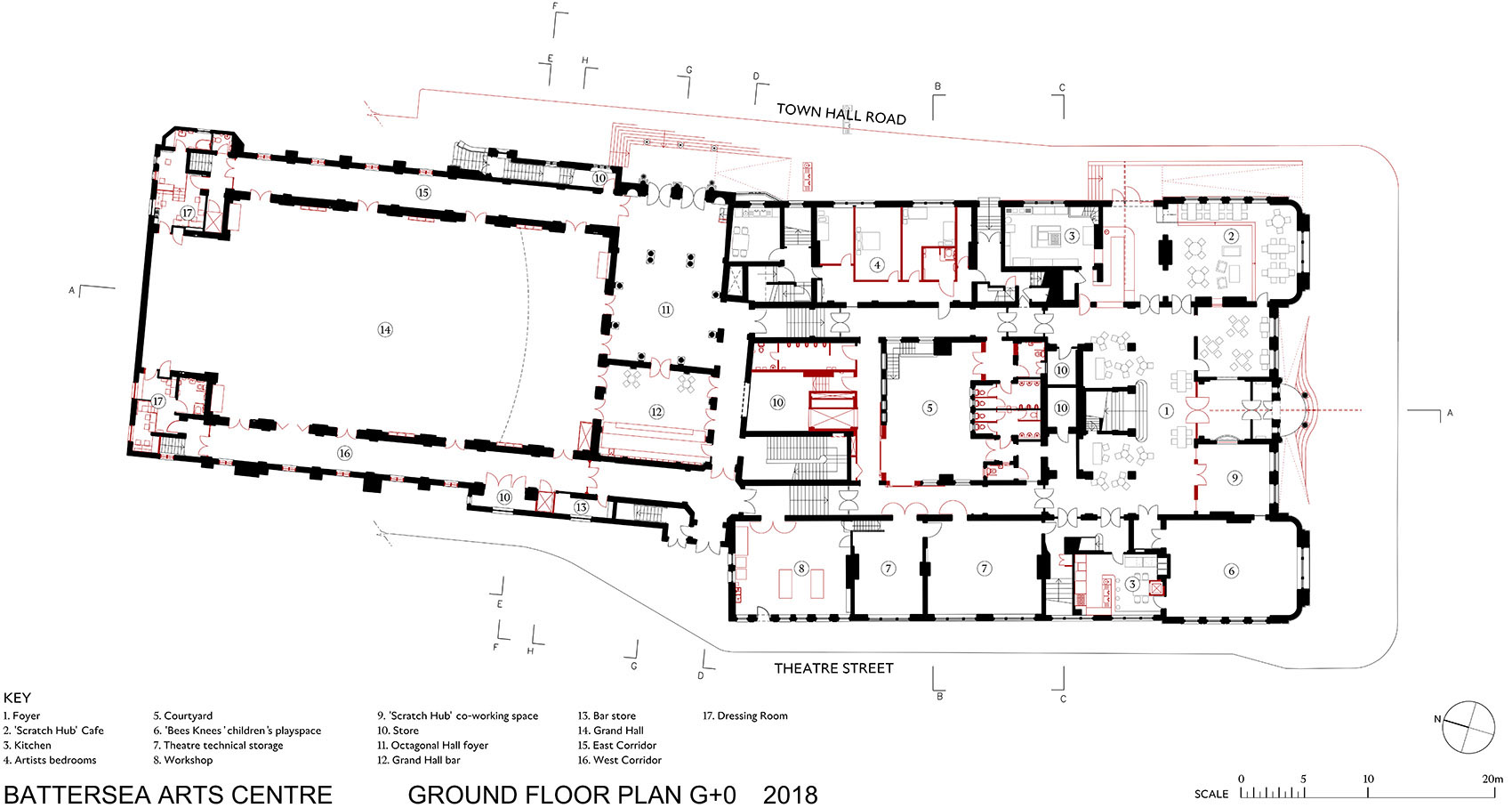 巴特西艺术中心，伦敦 / Haworth Tompkins-105