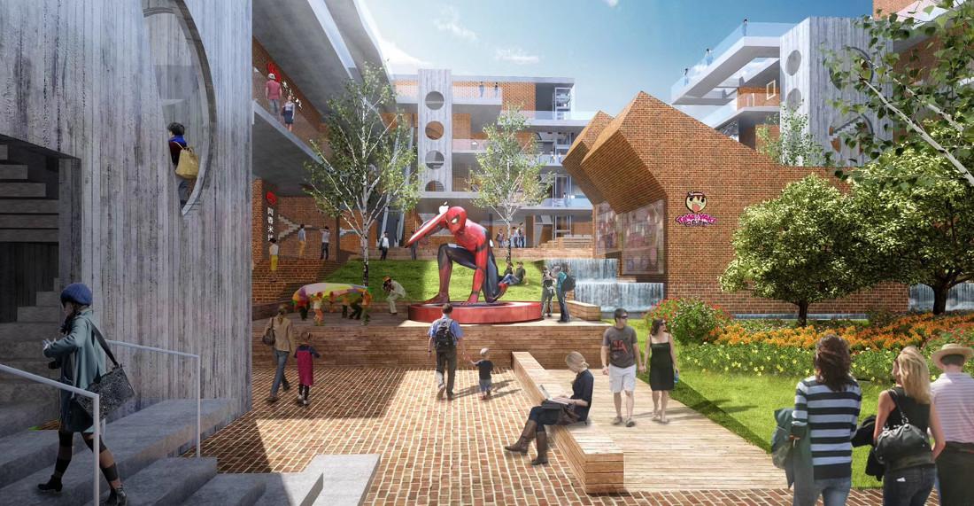 
河南庙荒红砖商业艺术中心 -17