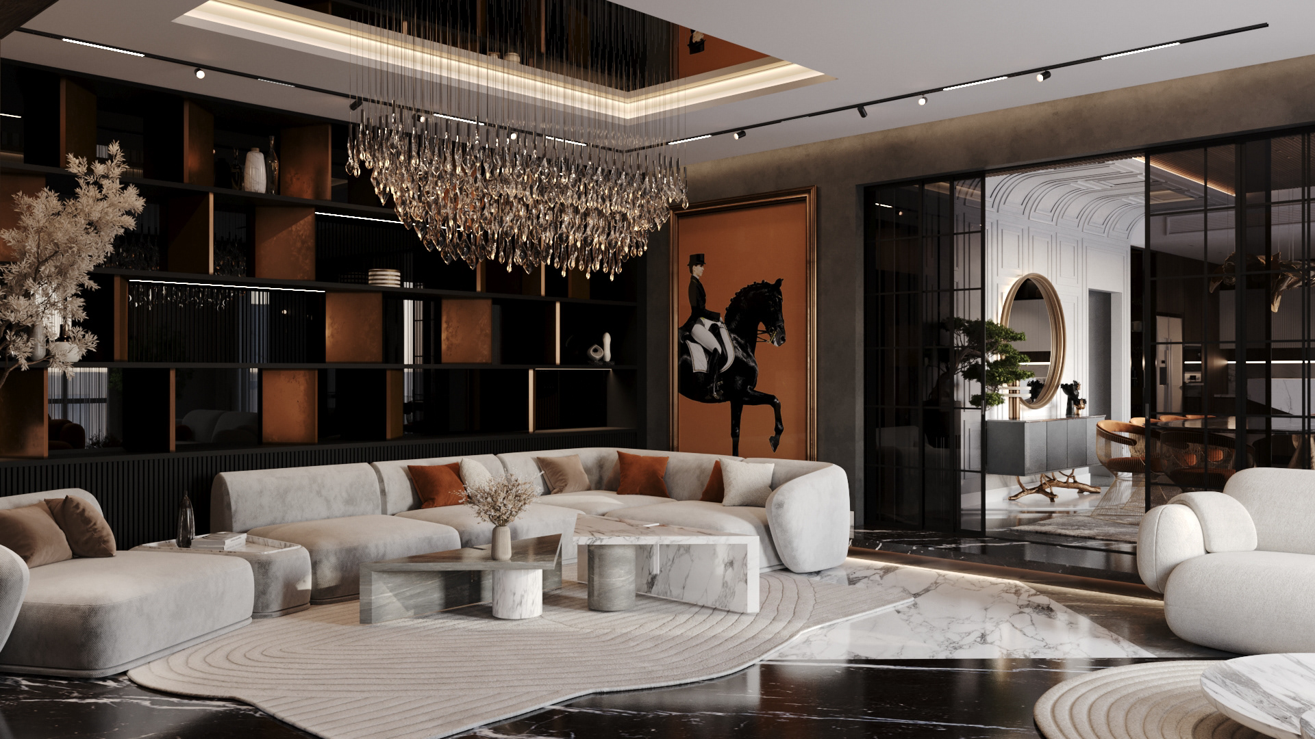 奢华·西高尔夫住宅丨埃及开罗丨MYS Architects-9