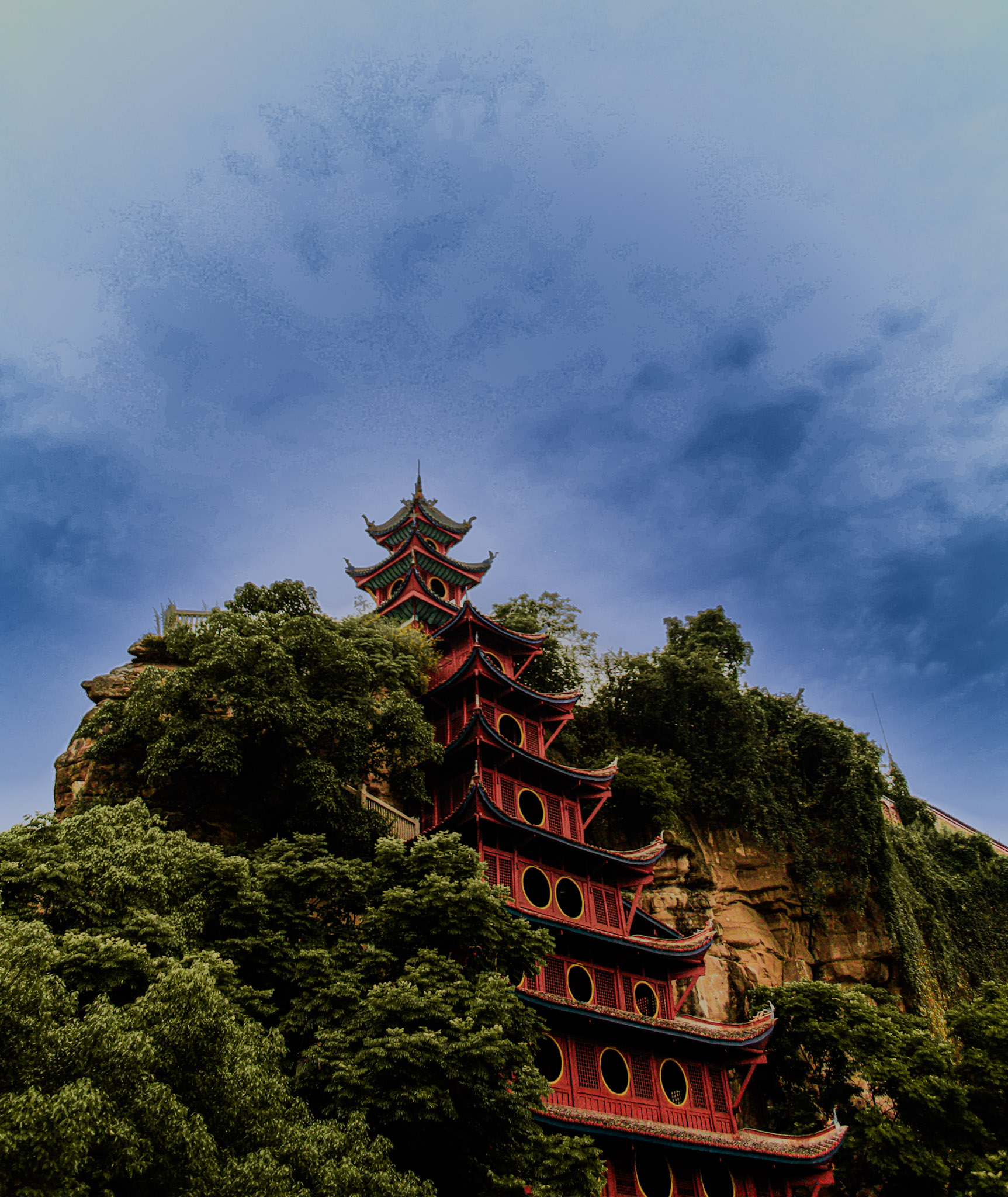 石宝寨塔建筑研究丨中国北京丨John D. Williams-5